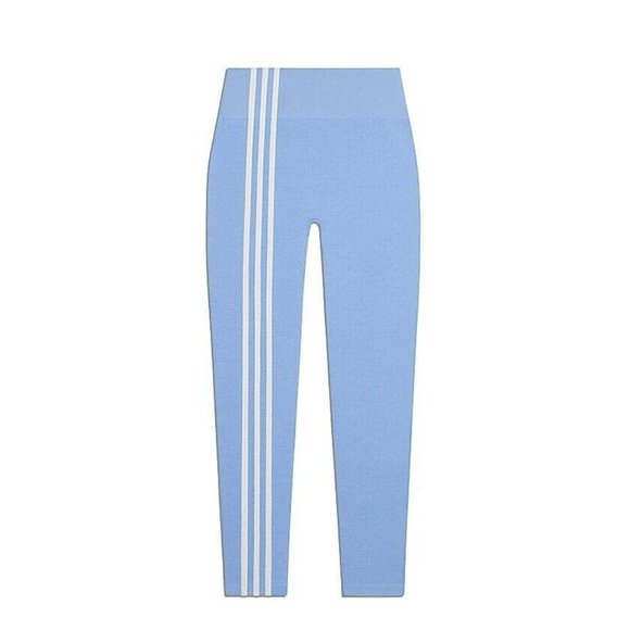 Adidas Ivy Park Blue 3-Stripes Terry Tights Size XS H21169 - Picture 4 of 5
